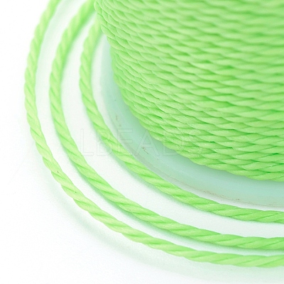 Round Waxed Polyester Cord YC-G006-01-1.0mm-10-1