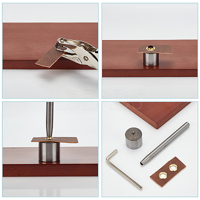 Steel Leather Puncher Hole Drilling Tool AJEW-WH0471-153B-1