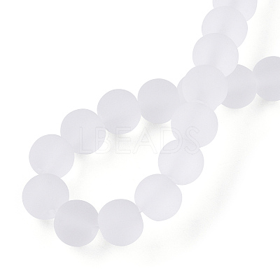 Transparent Glass Beads Strands GLAA-T032-T6mm-MD13-1