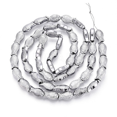 Electroplate Glass Beads Strands EGLA-T025-03I-1