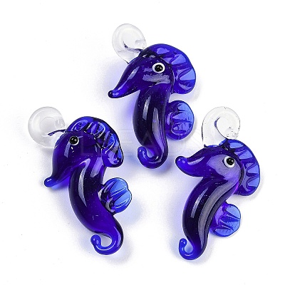 Handmade Lampwork Pendants LAMP-I029-07A-1