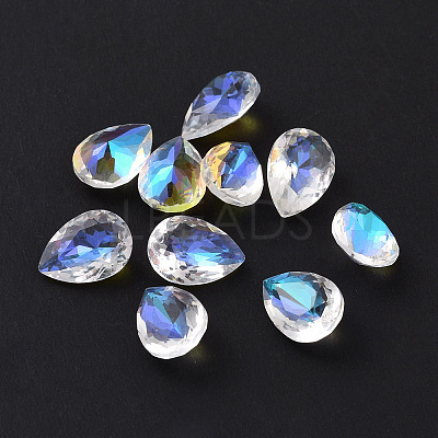 Glass Rhinestone Cabochons RGLA-F078-01-1