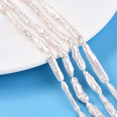 Natural Baroque Pearl Keshi Pearl Beads Strands PEAR-S010-30-03-1