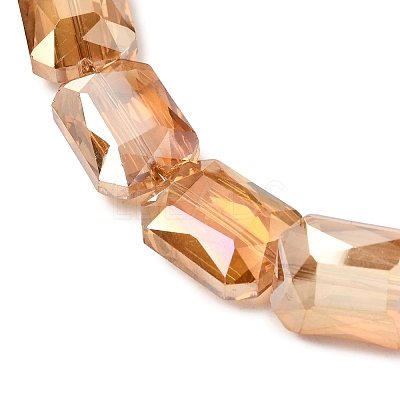 Electroplated Glass Beads EGLA-H002-A-13-1