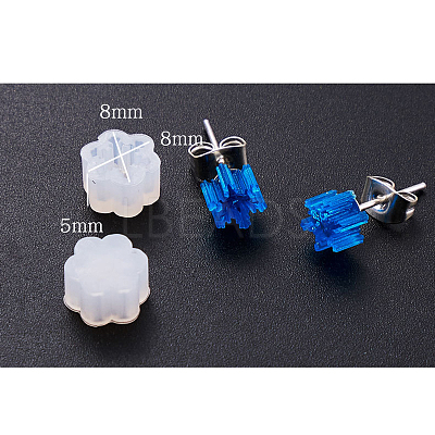 DIY Snowflake Cabochon Silicone Mold SIMO-PW0001-194B-1