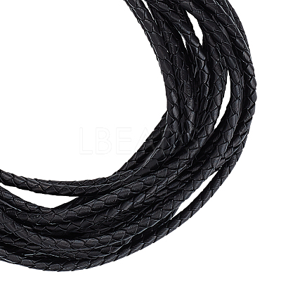 5M Braided Leather Cord with Core WL-BBC0001-01A-02-1