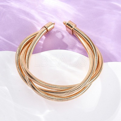 Iron Round Snake Chains BJEW-G741-02KCG-1