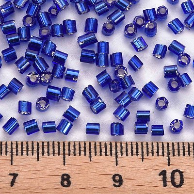 8/0 Glass Bugle Beads SEED-S032-07A-28-1