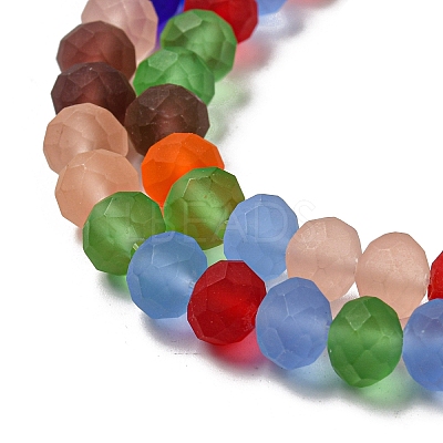 Transparent Glass Beads Strands X-EGLA-A034-M8mm-63-1
