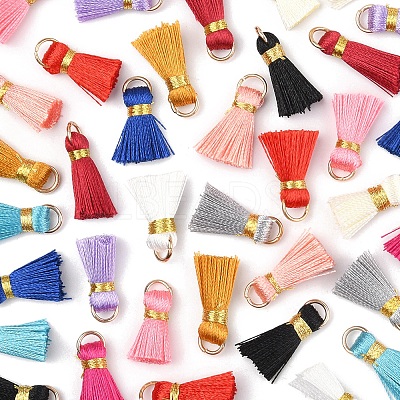 20Pcs Handmade Polycotton(Polyester Cotton) Tassel Decorations FIND-FS0003-27M-1