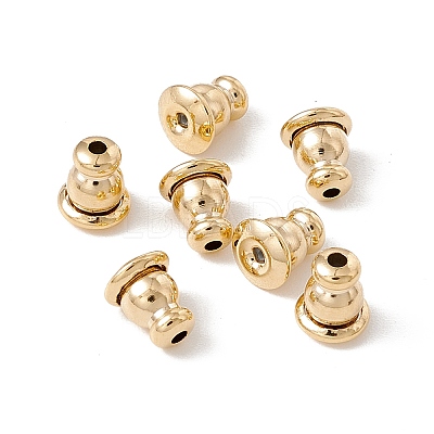 Rack Plating Brass Ear Nuts X-KK-G433-03LG-1