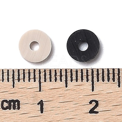 150G 15 Colors Handmade Polymer Clay Beads CLAY-JP0001-12-6mm-1