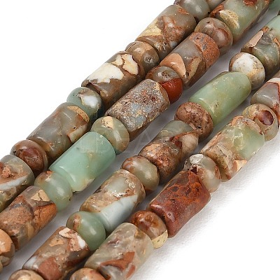 Dyed Synthetic Imperial Jasper Beads Strands GG-CBAA20A-02F-1