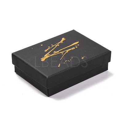 Hot Stamping Cardboard Jewelry Packaging Boxes LS-CON-B007-01E-1
