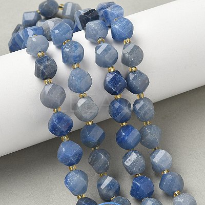 Natural Blue Aventurine Beads Strands G-U023-A04-01-1