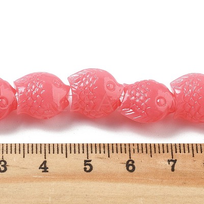Synthetic Coral Carved Beads Strands CORA-C003-13B-05-1