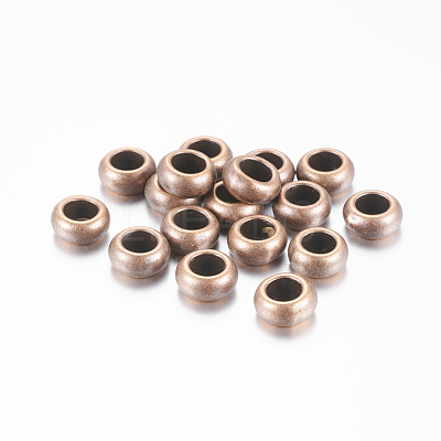 Tibetan Style Alloy Beads TIBEB-48831-R-FF-1