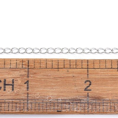 Brass Twisted Chains CHC-Q001-4x3mm-P-1