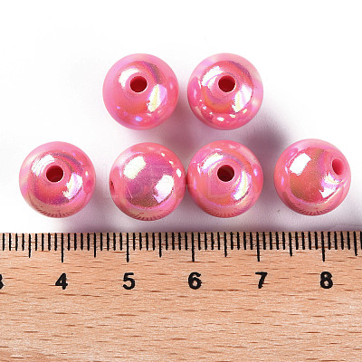 Opaque Acrylic Beads X-MACR-S370-D12mm-A02-1