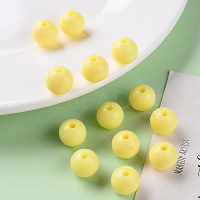 Opaque Acrylic Beads MACR-S370-C12mm-A10-1