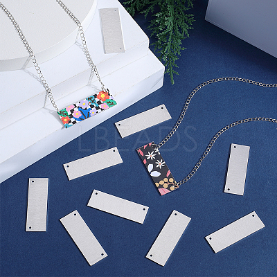 30Pcs Aluminum Pendants FIND-SC0010-01-1
