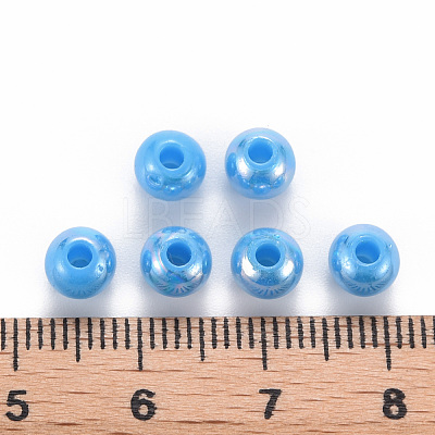 Opaque Acrylic Beads MACR-S370-D6mm-9-1