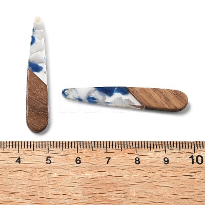 Resin and Walnut Pendants FIND-R051-08F-1