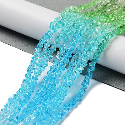 Transparent Glass Bead Strands LS-GLAA-H023-03E-1