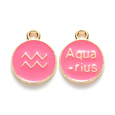 Alloy Enamel Pendants ENAM-S124-01A-03J-1