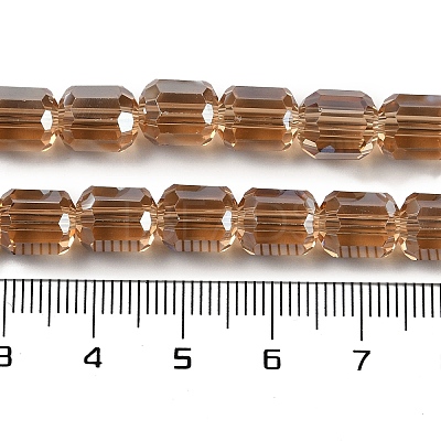 Electroplate Glass Beads Strands GLAA-G112-07-1