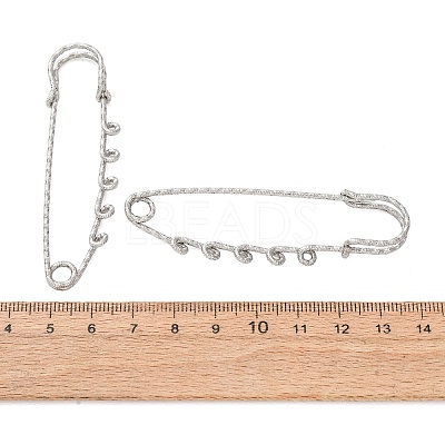 304 Stainless Steel Safety Pins Brooch Findings STAS-C181-01D-P-1