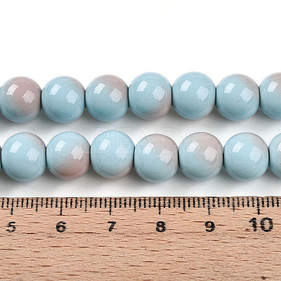 Baking Paint Glass Beads X1-DGLA-N012-10mm-06-1