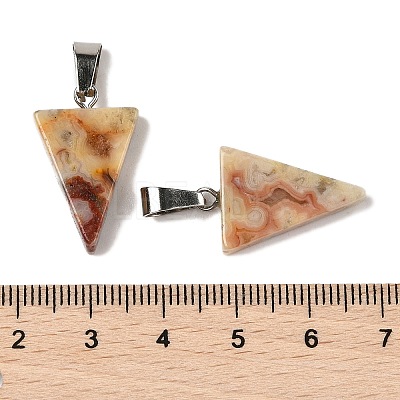 Natural Crazy Agate Pendants G-B127-04P-14-1