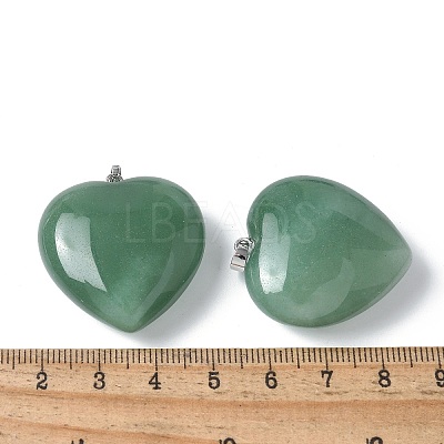 Natural Green Aventurine Pendants G-A259-02P-05-1