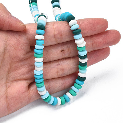 Handmade Polymer Clay Beads Strands CLAY-N008-008U-1
