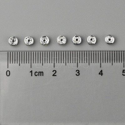 Brass Grade A Rhinestone Spacer Beads RSB034NF-1