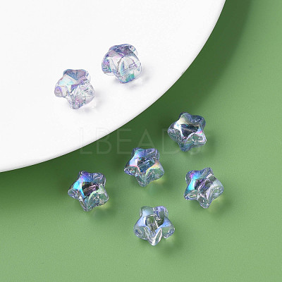 1-Hole Transparent Acrylic Buttons MACR-S373-129-C09-1