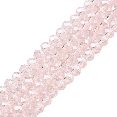 Electroplate Glass Beads Strands EGLA-A034-T1mm-A03-1