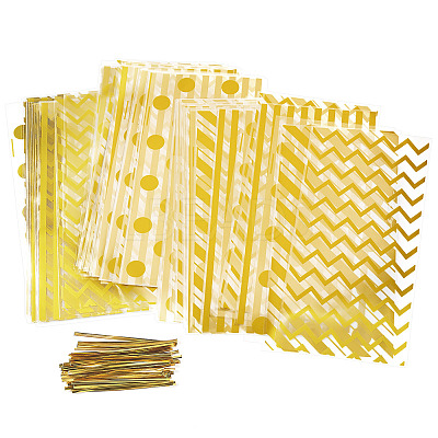 4 Styles OPP Cellophane Candy Storage Bags Sets ABAG-TAC0013-20A-01-1
