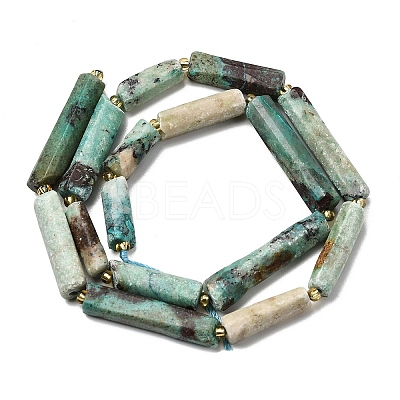 Natural Chrysocolla Beads Strands G-D353-A06-1