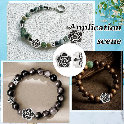 200Pcs Tibetan Style Alloy Beads TIBEB-HY0001-22-1