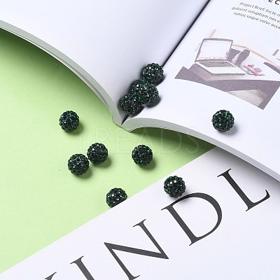 Pave Disco Ball Beads RB-A130-10mm-19-1