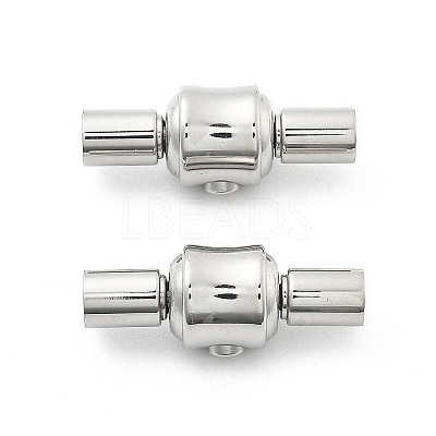304 Stainless Steel European Clasps STAS-Z115-04P-06-1