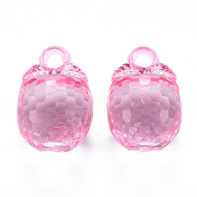 Autumn Theme Transparent Acrylic Pendants TACR-T024-04B-903-1
