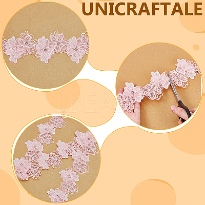 4 Colors Flower Organza Ribbon OCOR-AR0002-02-1