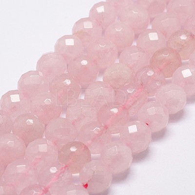 Natural Rose Quartz Beads Strands X-G-D840-21-6mm-1