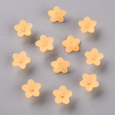 Transparent Acrylic Beads X-PL554-07-1
