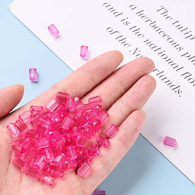 Transparent Acrylic Beads TACR-S154-27B-82-1