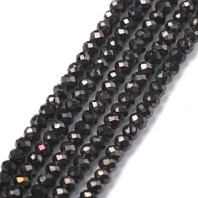 Electroplate Glass Beads Strands GLAA-F079-A-FP10-1
