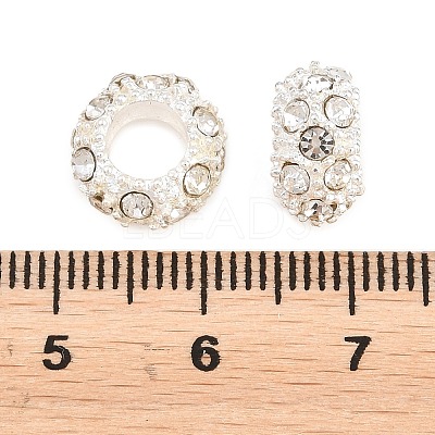 Alloy Rhinestone European Beads CPDL-H999-10-1